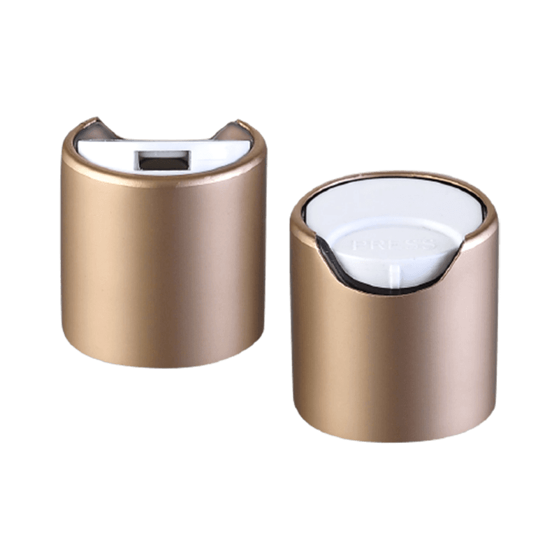 플라스틱 로즈 골드 디스크 탑 캡